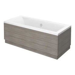 Klyn Bathroom Brooklyn Grey Avola Double Ended Bath 11 Klyn Bathroom Brooklyn Grey Avola Double Ended Bath -Croydex shop bgade detail01