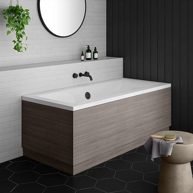 Klyn Bathroom Brooklyn Grey Avola Double Ended Bath 4 Klyn Bathroom Brooklyn Grey Avola Double Ended Bath - Image 2