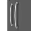 Klyn Bathroom Brooklyn Gloss Grey L Shaped Bath Suite (with Vanity + Tall Cabinet) -Croydex shop bggvt d7