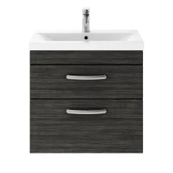 Klyn Bathroom Brooklyn Black Cloakroom Suite (Wall Hung Vanity + Toilet) 11 Klyn Bathroom Brooklyn Black Cloakroom Suite (Wall Hung Vanity + Toilet) -Croydex shop bhb5cs d2