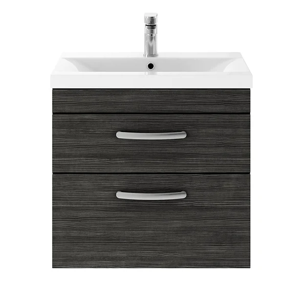 Klyn Bathroom Brooklyn Black Cloakroom Suite (Wall Hung Vanity + Toilet) 6 Klyn Bathroom Brooklyn Black Cloakroom Suite (Wall Hung Vanity + Toilet) - Image 4