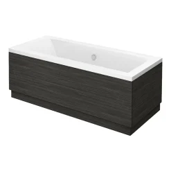 Klyn Bathroom Brooklyn Black Double Ended Bath -Croydex shop bhbde17 d3