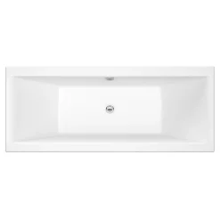 Klyn Bathroom Brooklyn Black Double Ended Bath -Croydex shop bhbde18 detail1