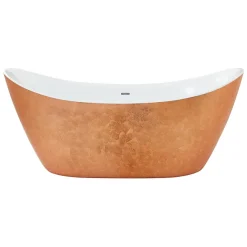 Heritage Bathroom Heritage Hylton Freestanding Acrylic Bath (1730 X 730mm) - Copper Effect -Croydex shop bhyfs00cop d1