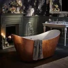 Heritage Bathroom Heritage Hylton Freestanding Acrylic Bath (1730 X 730mm) - Copper Effect 2 Heritage Bathroom Heritage Hylton Freestanding Acrylic Bath (1730 X 730mm) - Copper Effect -Croydex shop bhyfs00cop d2
