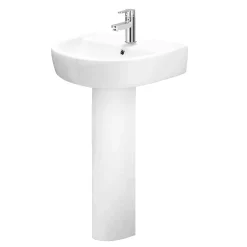 Victorian Plumbing Bianco Bathroom Suite + Single Ended Bath (3 Bath Size Options) -Croydex shop biancobathroomsuitewithsingleendedbath3bathsizeoptionsd2