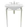 Heritage Bathroom Heritage Abingdon Blenheim Basin & Washstand - Vintage Gold -Croydex shop blevg3th l