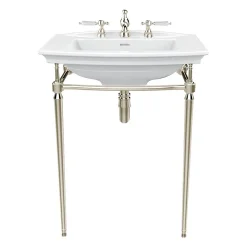 Heritage Bathroom Heritage Abingdon Blenheim Basin & Washstand - Vintage Gold