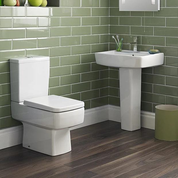 Victorian Plumbing Bliss Modern Double Ended Curved Freestanding Bath Suite - 2 Basin Size Options 8 Victorian Plumbing Bliss Modern Double Ended Curved Freestanding Bath Suite - 2 Basin Size Options - Image 6