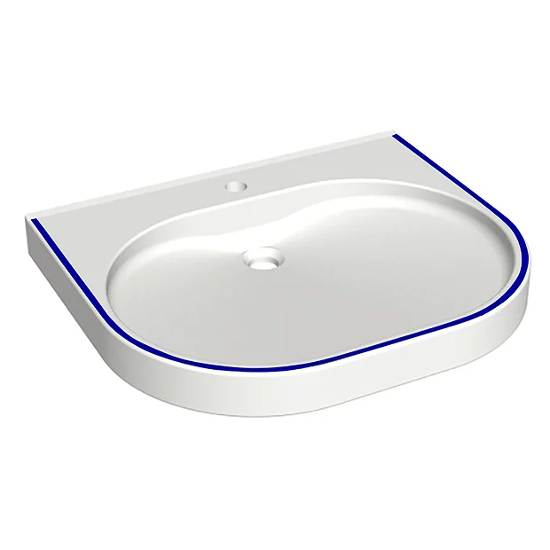 Franke ANMW500-BLUE 650mm VariusCare Wheelchair Accessible Washbasin 4 Franke ANMW500-BLUE 650mm VariusCare Wheelchair Accessible Washbasin - Image 2