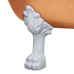 Heritage Bathroom Heritage Lyddington Freestanding Acrylic Bath (1730 X 750mm) With Feet - Copper Effect