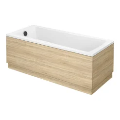 Klyn Bathroom Brooklyn Natural Oak Single Ended Bath 10 Klyn Bathroom Brooklyn Natural Oak Single Ended Bath -Croydex shop bnose d2