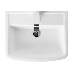 Klyn Bathroom Brooklyn Modern Square Basin & Semi Pedestal (520mm Wide - 1 Tap Hole)