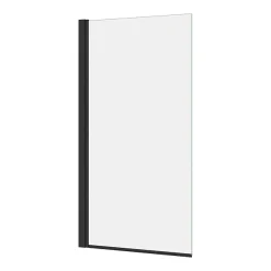 Victorian Plumbing Bordo Single Ended Bath 1700 X 750mm With Matt Black Hinged Square Bath Screen 11 Victorian Plumbing Bordo Single Ended Bath 1700 X 750mm With Matt Black Hinged Square Bath Screen -Croydex shop brb17sq3mmb detail02