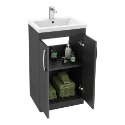 Klyn Bathroom Brooklyn Black Bathroom Suite -Croydex shop brblkbs d2