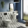 Klyn Bathroom Brooklyn Squared Back To Wall Pan With Soft Close Seat -Croydex shop brbtwwc d6