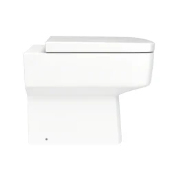 Klyn Bathroom Brooklyn Squared Back To Wall Pan With Soft Close Seat -Croydex shop brbtwwc n d2