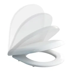 Britton Bathrooms - Curve Wall Hung WC With Soft Close Seat -Croydex shop brittonbathroomscurvewallhungwcwithsoftcloseseatd1