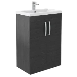 Klyn Bathroom Brooklyn Black Bathroom Suite With L-Shaped Bath -Croydex shop brooklynhaciendablackbathroomsuitewithlshapedbathd3