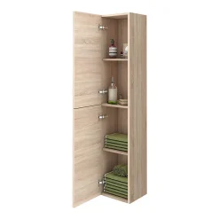 Klyn Bathroom Brooklyn Natural Oak Wall Hung Vanity Furniture Package -Croydex shop brooklynnaturaloakwallhungvanityfurniturepackage d4