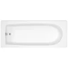 Victorian Plumbing Bianco Bathroom Suite + Single Ended Bath (3 Bath Size Options) -Croydex shop bseb d5