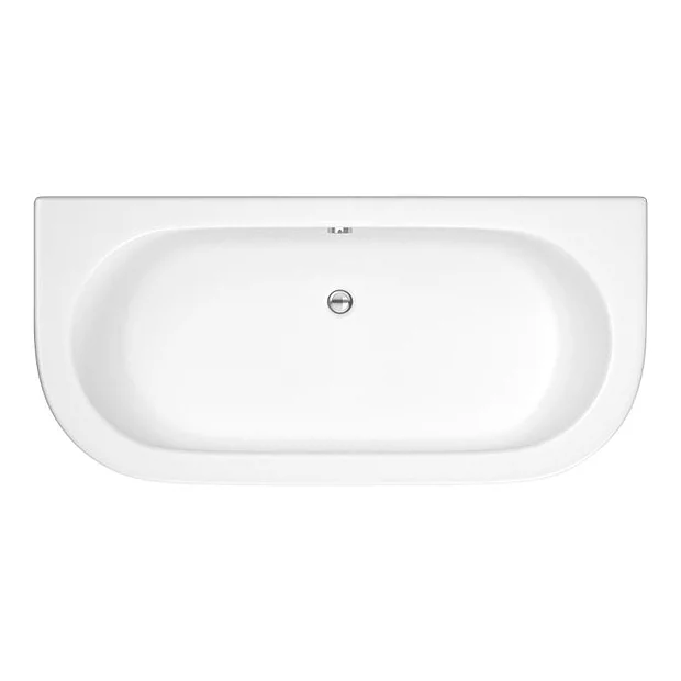 Nuie Shingle 1700mm Double Ended Back To Wall Bath With Panel 3 Nuie Shingle 1700mm Double Ended Back To Wall Bath With Panel