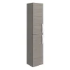 Klyn Bathroom Brooklyn Grey Avola Bathroom Suite With Tall Cabinet -Croydex shop btcga detail02