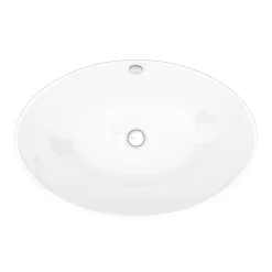 Victorian Plumbing Edge High Rise Waterfall Basin Mixer With Oval Counter Top Basin -Croydex shop btpak1 detail04