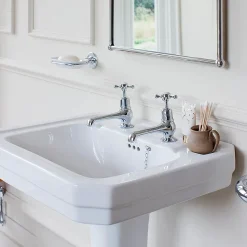 Urlington Bathroom Burlington Victorian Medium Basin And Pedestal