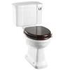 Urlington Bathroom Burlington Cloakroom Slimline Toilet + Edwardian Basin Inc. Wash Stand -Croydex shop burclksetd3