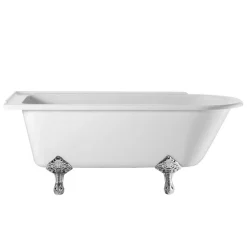 Urlington Bathroom Burlington Hampton LH 1500mm Showering Bath + Legs -Croydex shop burhamplhl 1