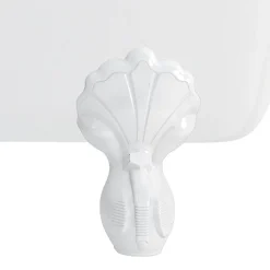 Urlington Bathroom Burlington 1640 Bateau Roll Top Bath + White Claw Feet