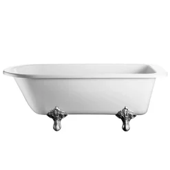 Urlington Bathroom Burlington Blenheim Single Ended 1700 X 750mm Freestanding Bath + Legs -Croydex shop burlingtonblenheimsingleended1700mmfreestandingbathwithlegsdetail1