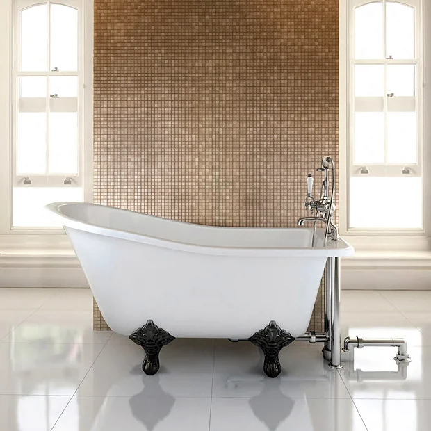 Urlington Bathroom Burlington Buckingham Slipper 1500 X 750mm Freestanding Bath + Legs 4 Urlington Bathroom Burlington Buckingham Slipper 1500 X 750mm Freestanding Bath + Legs - Image 2