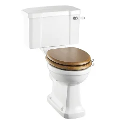 Urlington Bathroom Burlington Close Coupled Traditional Toilet - Ceramic Lever Flush -Croydex shop burlingtonclosecoupledtraditionaltoiletceramicleverflushlarge