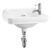 Urlington Bathroom Burlington Edwardian 1TH Wall Mounted Cloakroom Basin -Croydex shop burlingtonedwardian51cm1thwallmountedcloakroombasinb8rl
