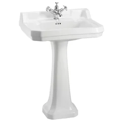 Urlington Bathroom Burlington Edwardian Large Basin & Regal Pedestal