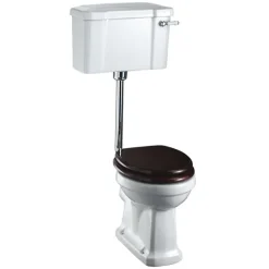 Urlington Bathroom Burlington Low Level WC Inc. Edwardian Large Basin & Pedestal - Various Tap Hole Options -Croydex shop burlledlrgd1