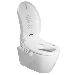Victorian Plumbing Loxley Wall Hung Smart Toilet With Bidet Wash Function, Heated Seat + Dryer 10 Victorian Plumbing Loxley Wall Hung Smart Toilet With Bidet Wash Function, Heated Seat + Dryer -Croydex shop bwh43tsb n detail4