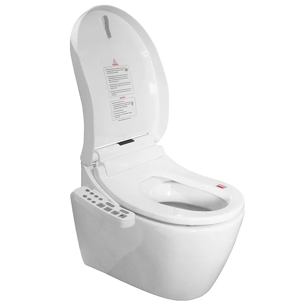 Victorian Plumbing Loxley Wall Hung Smart Toilet With Bidet Wash Function, Heated Seat + Dryer 6 Victorian Plumbing Loxley Wall Hung Smart Toilet With Bidet Wash Function, Heated Seat + Dryer - Image 4