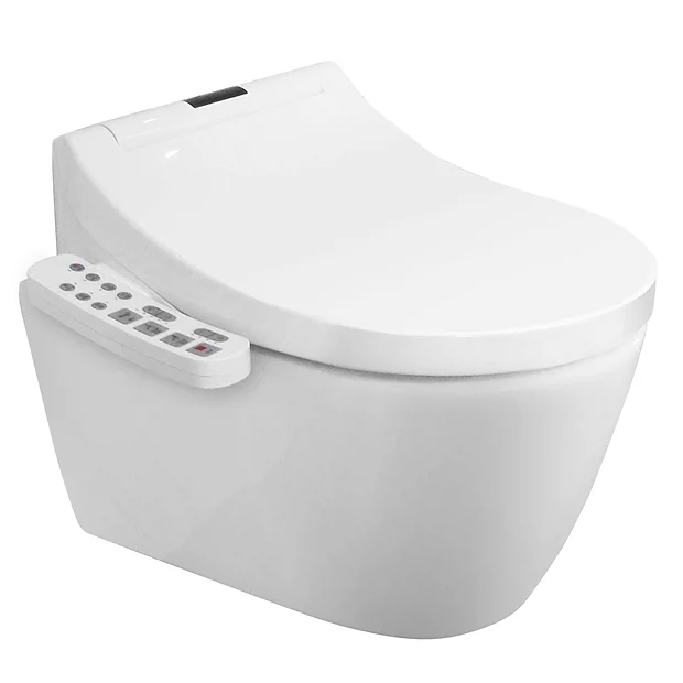 Victorian Plumbing Loxley Wall Hung Smart Toilet With Bidet Wash Function, Heated Seat + Dryer 4 Victorian Plumbing Loxley Wall Hung Smart Toilet With Bidet Wash Function, Heated Seat + Dryer - Image 2