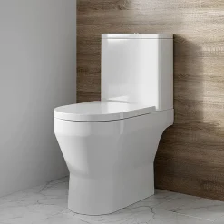 Britton Bathrooms Curve2 Rimless Close Coupled Toilet + Soft Close Seat 10 Britton Bathrooms Curve2 Rimless Close Coupled Toilet + Soft Close Seat -Croydex shop c2ccwc d1