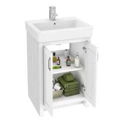 Chatsworth 3-Piece Traditional White Bathroom Suite -Croydex shop c3pcwht d1