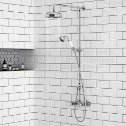 Victorian Plumbing Carlton 560 Complete Traditional Bathroom Package -Croydex shop c56cbp d2