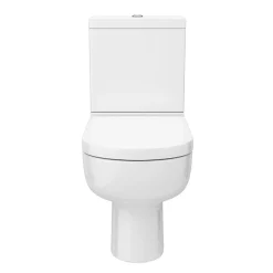 Cruze Bathroom Cruze Modern Short Projection Toilet + Soft Close Seat -Croydex shop c600wc d3