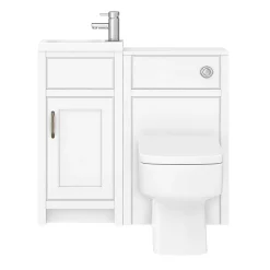 Chatsworth Traditional Cloakroom Vanity Unit Suite - White 12 Chatsworth Traditional Cloakroom Vanity Unit Suite - White -Croydex shop c900wht n d1