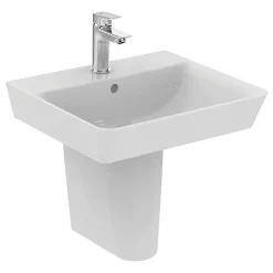 Ideal Standard Connect Air Cube 1TH Basin + Semi Pedestal