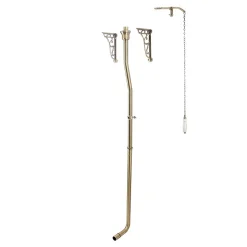 Victorian Plumbing Carlton Antique Brass Traditional High Level Toilet With Soft Close Seat 12 Victorian Plumbing Carlton Antique Brass Traditional High Level Toilet With Soft Close Seat -Croydex shop carhl ab d1
