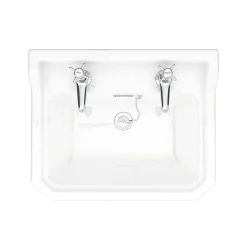 Nuie Carlton 1 Tap Hole Traditional Basin + Pedestal
