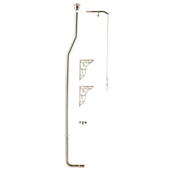 Victorian Plumbing Carlton Gold High Level Traditional Toilet (WC, Cistern + Pan)